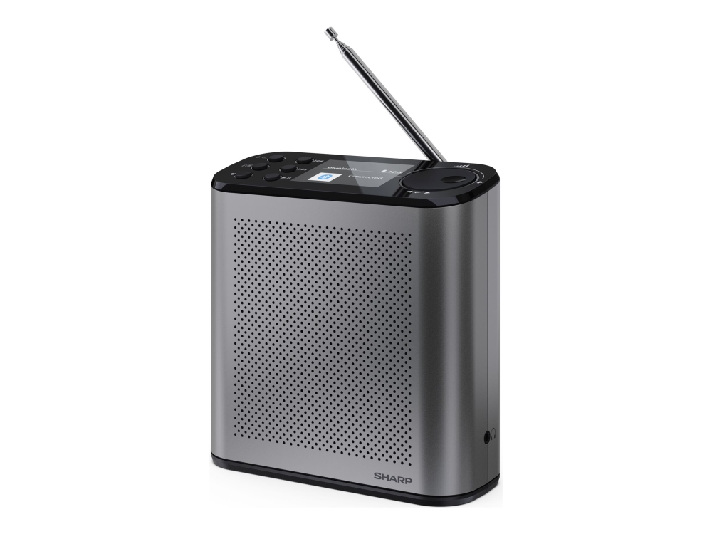 Sharp DR-P530 bärbar DAB+-radio, stormgrå