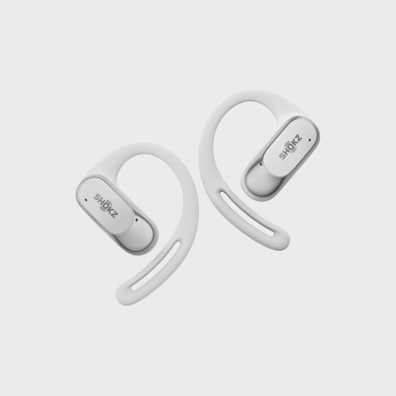 Shokz OpenFit Air True Wireless öronsnäckor, vit