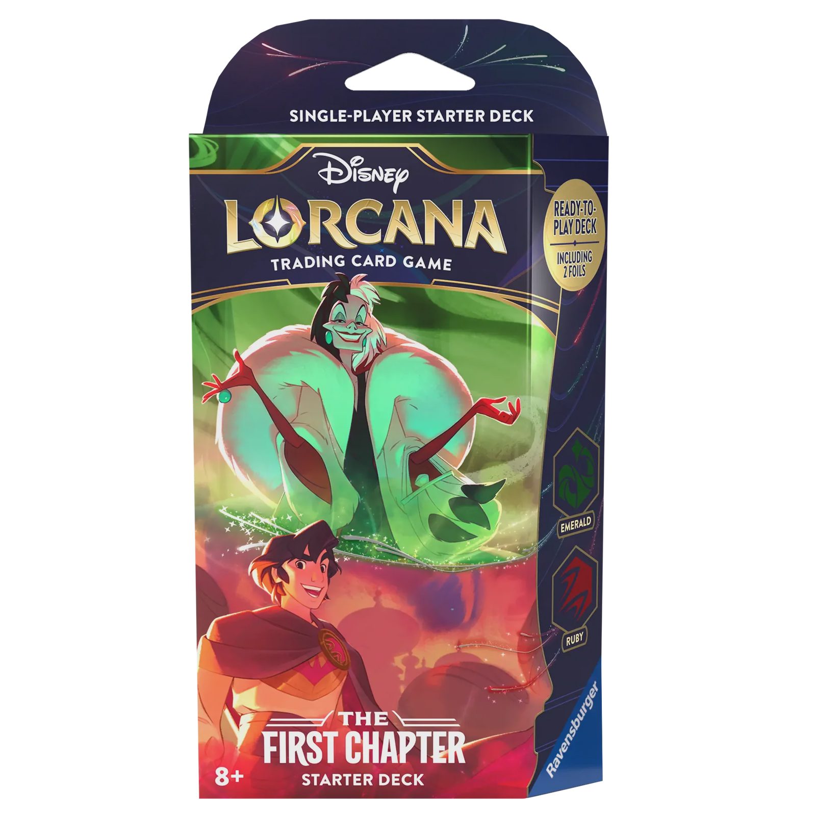 Disney Lorcana: Starter Set First Chapter Cruella De Vil and Aladdin