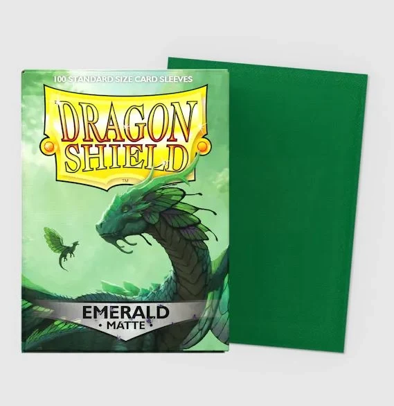 Dragon Shield Matte Emerald (100)