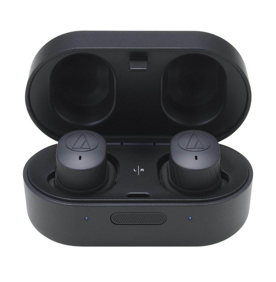 Audio-Technica ATH SPORT7TW - True wireless-hörlurar med mikrofon - inuti örat - Bluetooth - svart