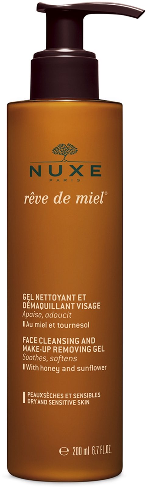 Nuxe rêve de miel Face Cleansing and Make-Up Removing Gel 200 ml