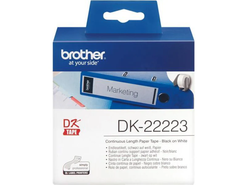 Brother Etiketter 50MMX30,48M papperstape
