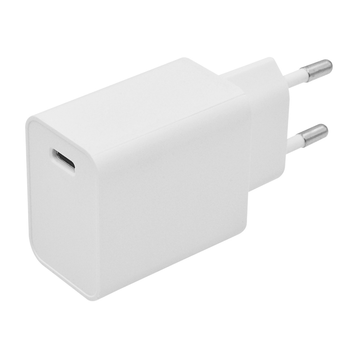 Eletra USB-C-väggladdare 20 W PD 1P, vit