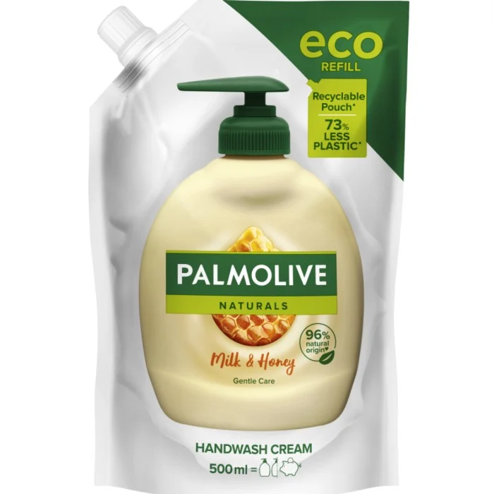 Palmolive Hand Wash Refill Milk & Honey 500 ml, bild 2