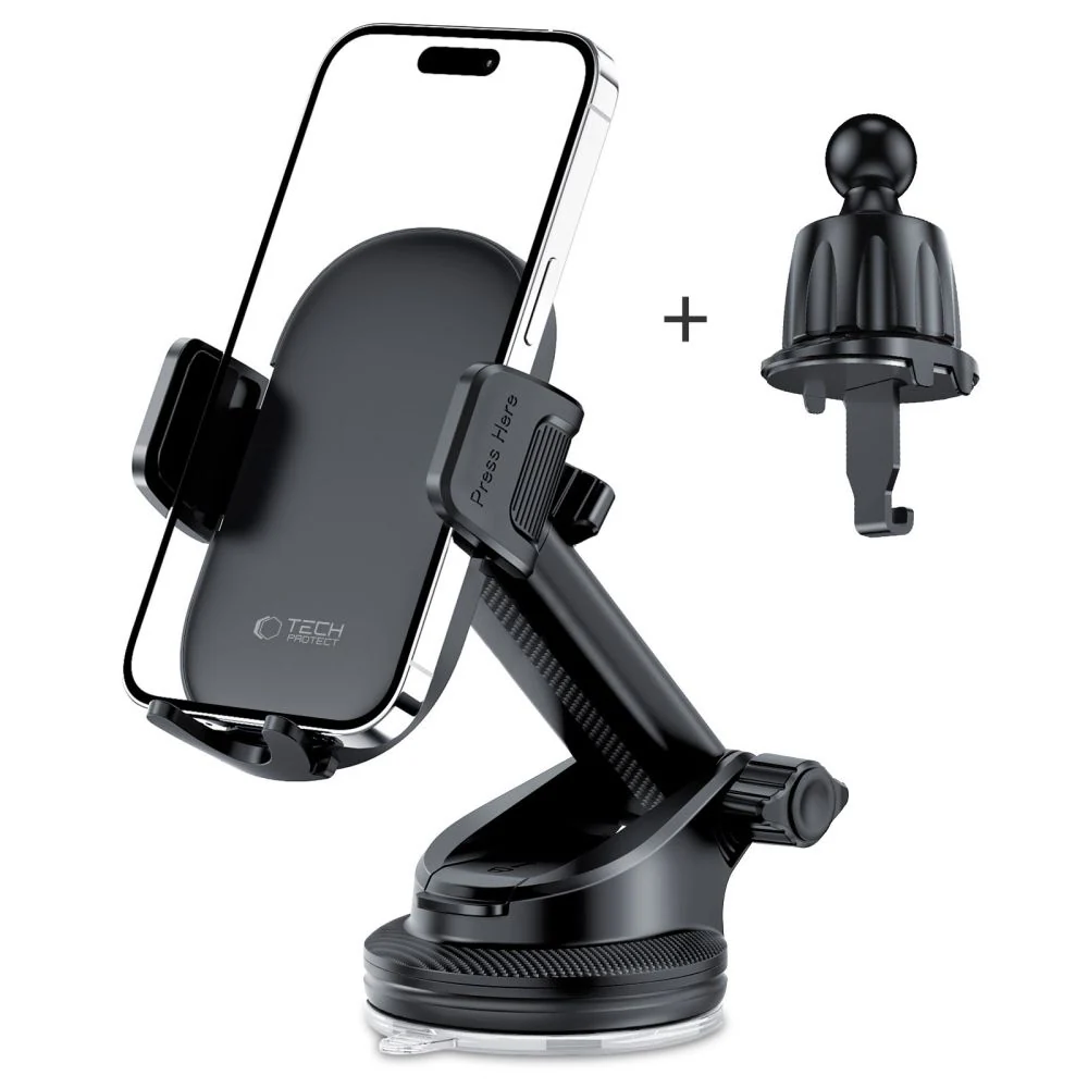 Tech-Protect V7 biltelefonhållare för cockpit/luftventil - svart, bild 2