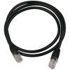 Nätverkskabel oskärmad Cat.6, RJ45, 25 meter - Svart