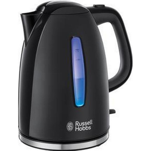 Russell Hobbs Textures Plus 22591-70 - Vattenkokare - 1.7 liter - 2.4 kW - högglansig/mattsvart