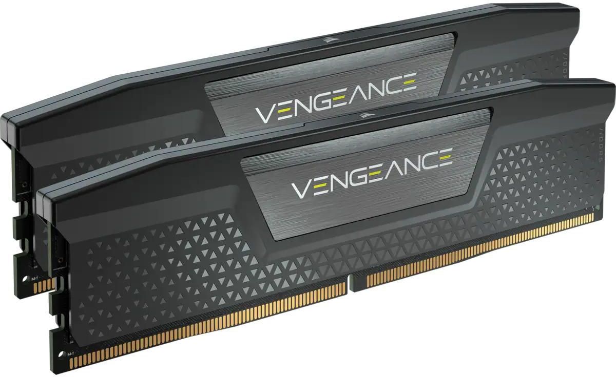 32 GB (2x16GB) DDR5-6400 Corsair Vengeance CL36, XMP - Svart, bild 2