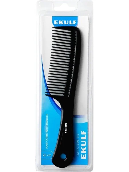 Ekulf Hårkam med handtag 22 cm