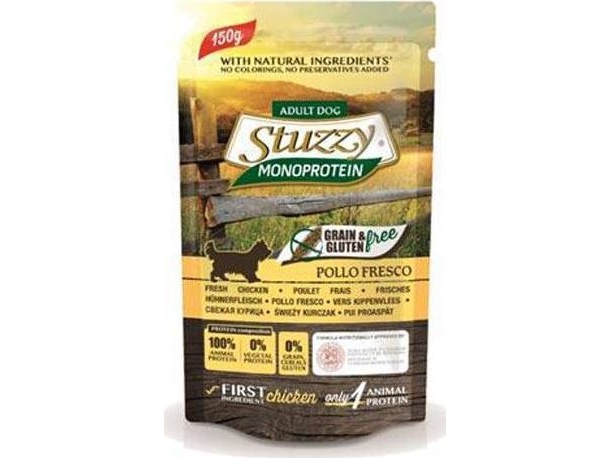 Stuzzy Monoprotein våtfoder för vuxna hundar - kyckling, 150 g
