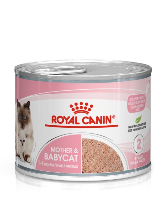 Royal Canin Mother & Babycat Mousse Våtfoder för katt och kattunge 195 g