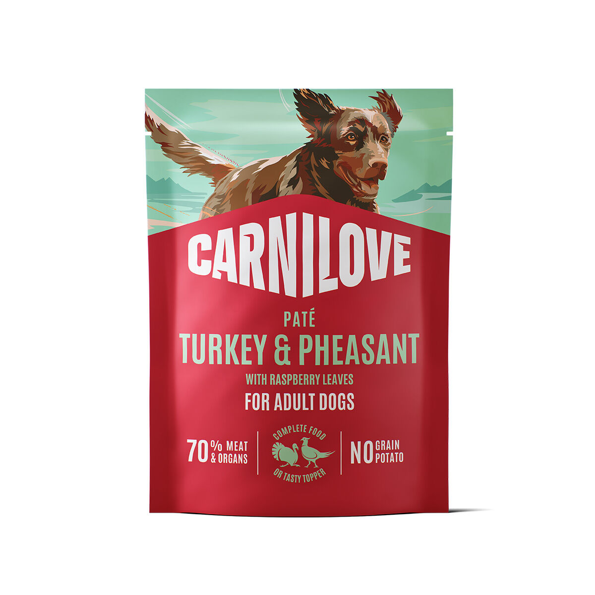Carnilove Dog Adult Turkey & Pheasant with Raspberry Leaves Paté Våtfoder till Hund 300 g