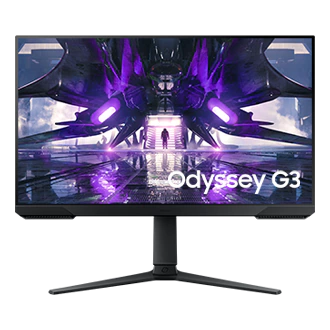 27" Samsung Odyssey G3 LS27AG304NRXEN, VA 1920x1080, 1 ms, 144Hz FreeSync Premium, höjdjusterbar, pivot, HDMI/DP, bild 4