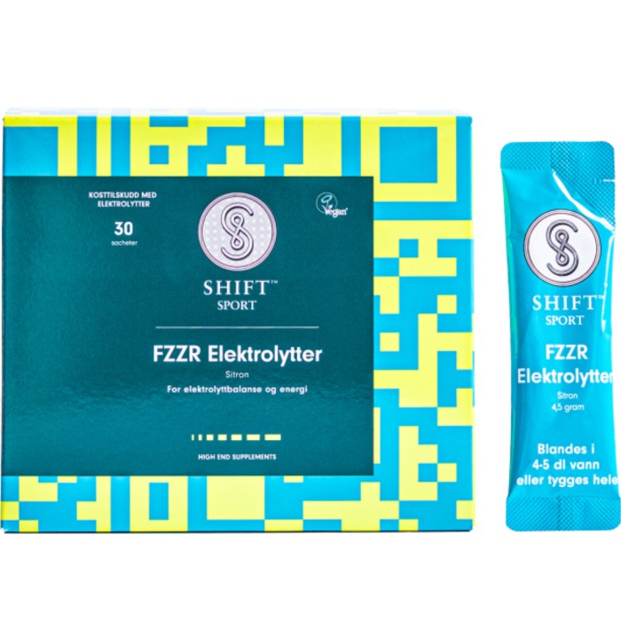 SHIFT Sport Elektrolyter FZZR Citron sachet 30 st