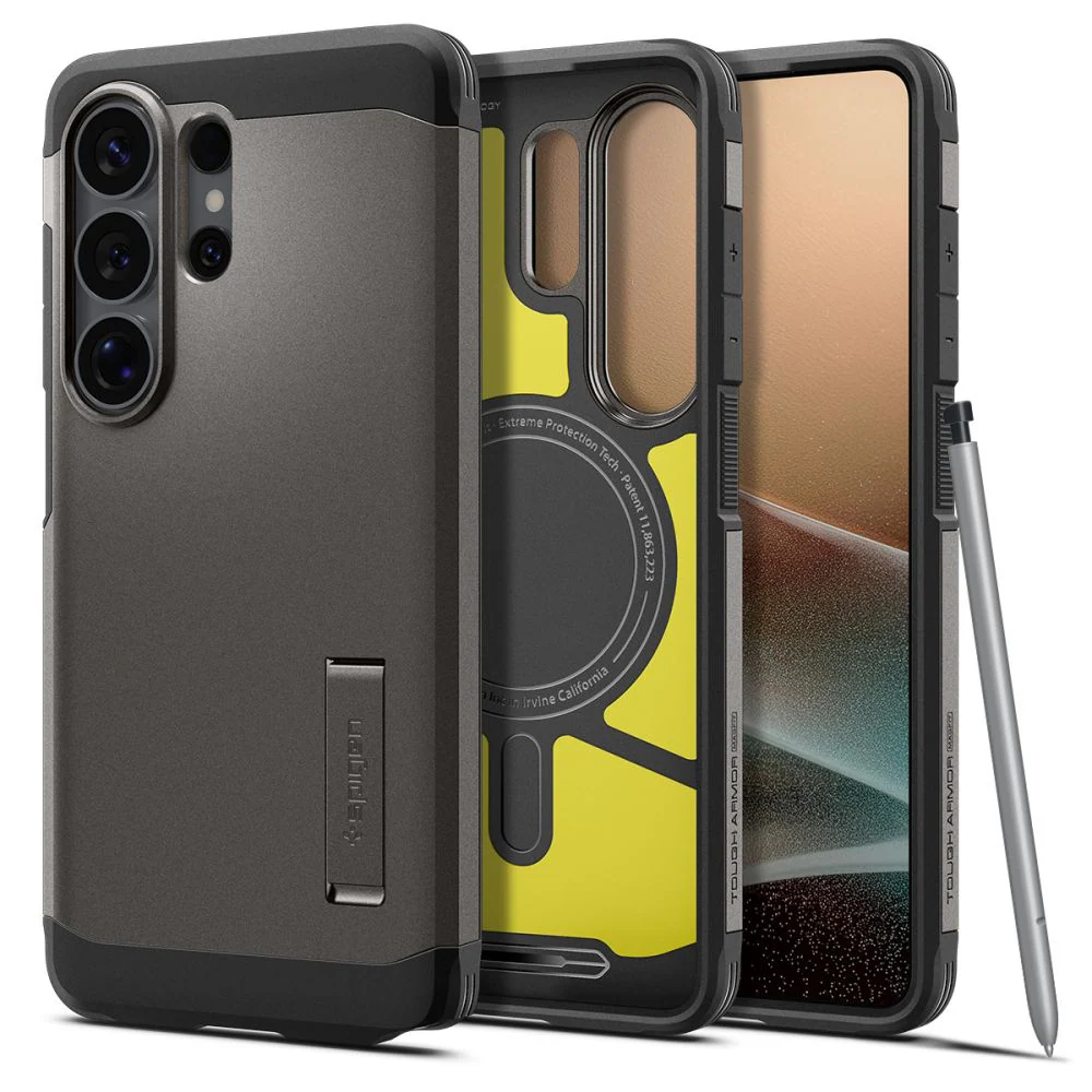 Spigen Tough Armor (Magfit), Mobilskal, Samsung, Galaxy S26 Ultra, 17,5 cm (6.9), Metallisk
