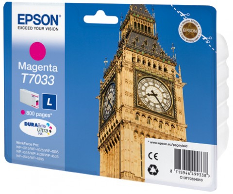 Epson T7033, Magenta L, 800 sidor, bild 3