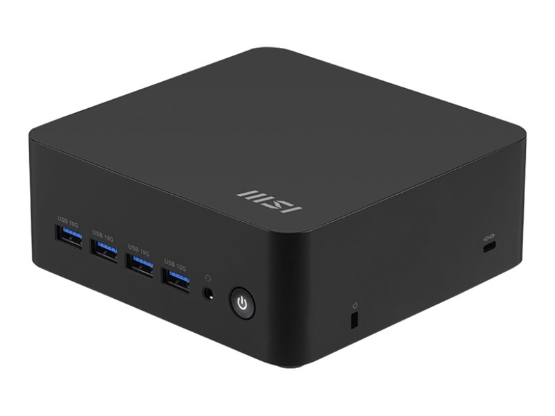 MSI Cubi Z AI 8M 006BEU - Barebone - mini-PC 1 x Ryzen 7 8845HS / upp till 5.1 GHz - RAM 0 GB - Radeon 780M - Gigabit Ethernet, 2.5 Gigabit Ethernet, IEEE 802.11ax (Wi-Fi 6E), Bluetooth 5.3