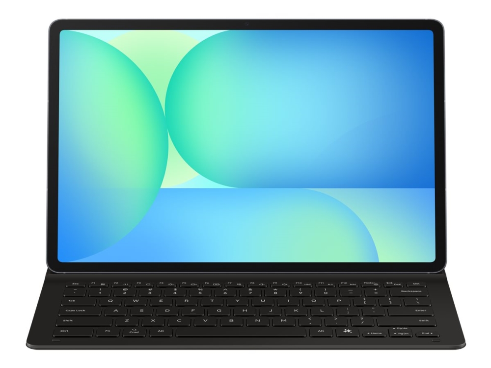 Samsung Galaxy Tab S10 FE+ tangentbordsfodral, svart