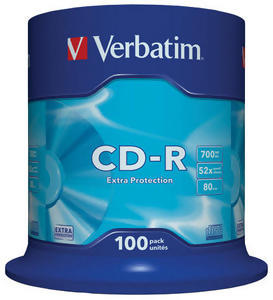 Verbatim CD-R 100-p 700MB 52X ExtraProt