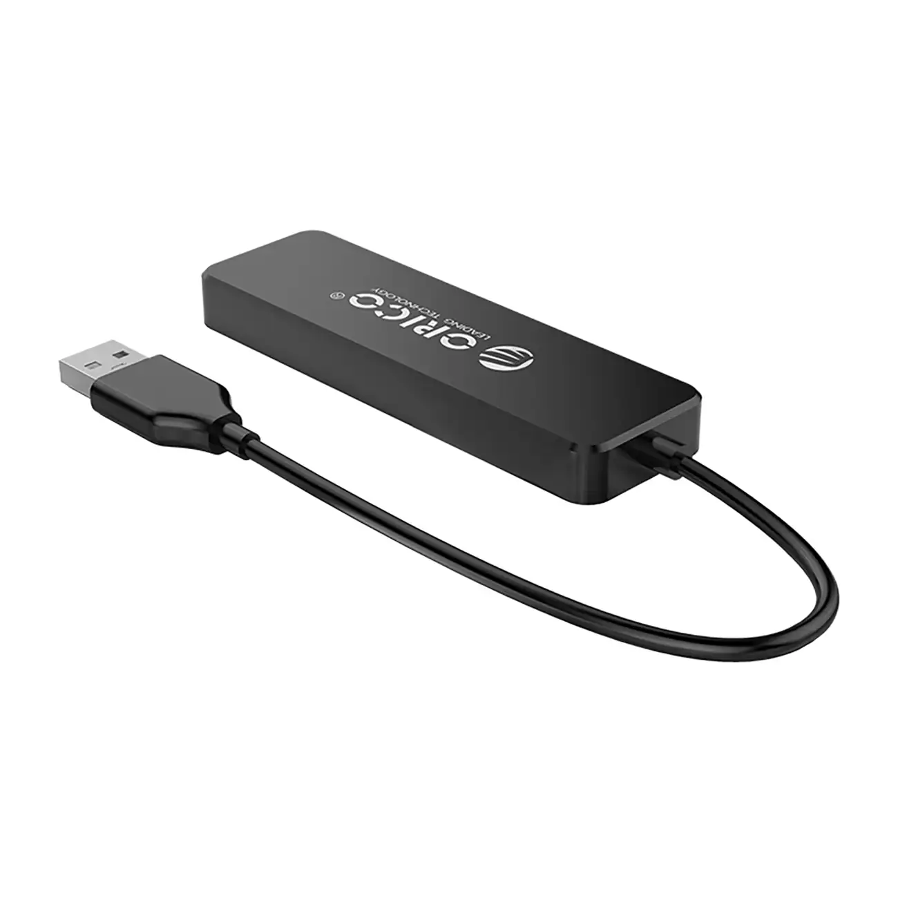 Orico FL01 USB-A Hub Dockningsstation 4x USB-A 2.0 - Svart, bild 3