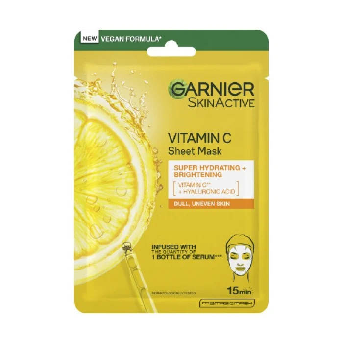 Garnier SkinActive Vitamin C Sheet Mask 28 g, bild 4
