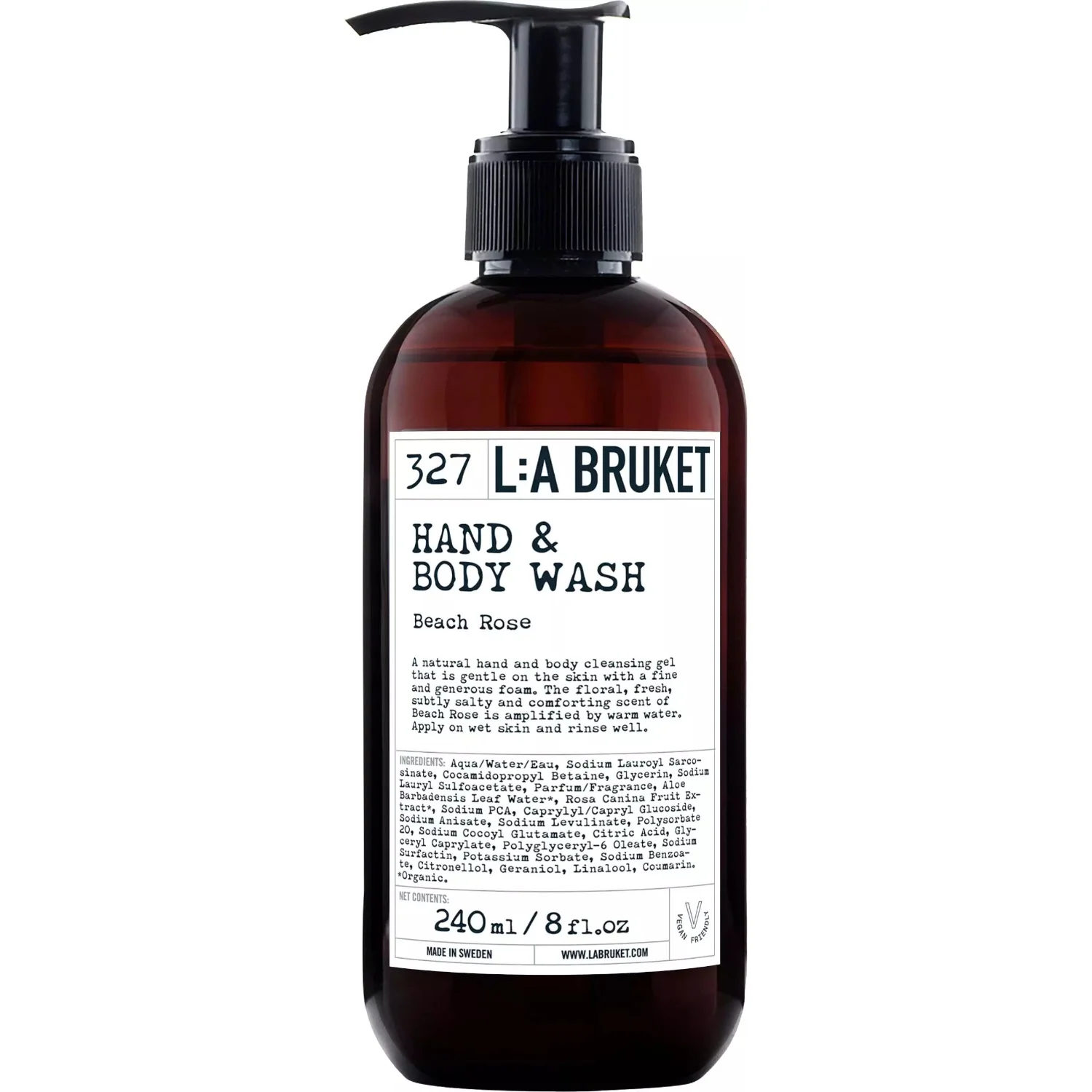 L:a Bruket Hand & Body Wash 327 Beach Rose 240 ml