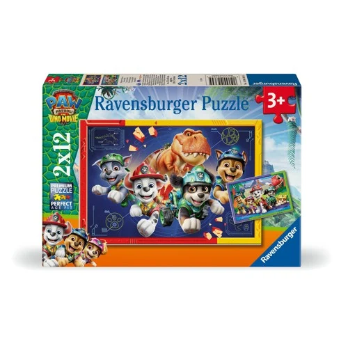 Ravensburger Pussel: Paw Patrol Dino Movie Unstompable 2x12 Bitar