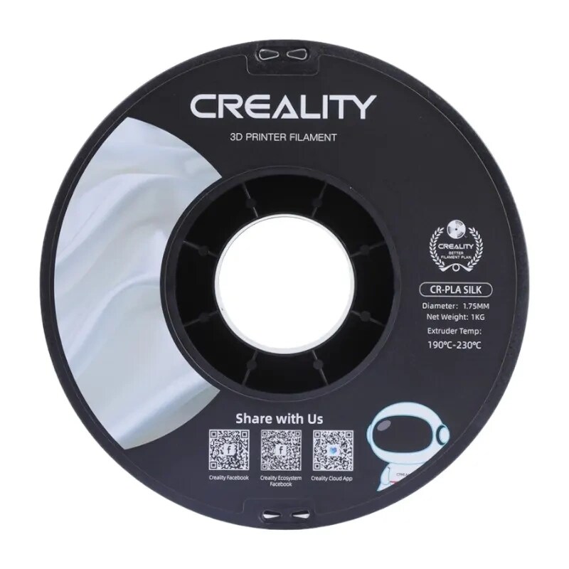 CR-Silk PLA Filament Creallity (Silver), bild 4