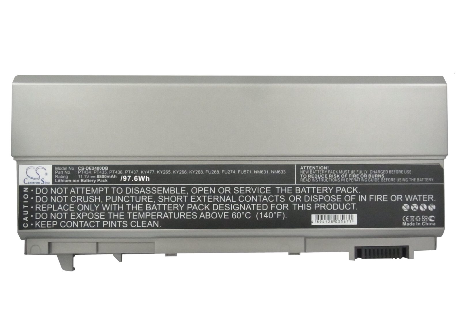 Batteri till Laptop, Bärbar dator för Dell Latitude 6400 ATG, Latitude E6400 m.fl., bild 5