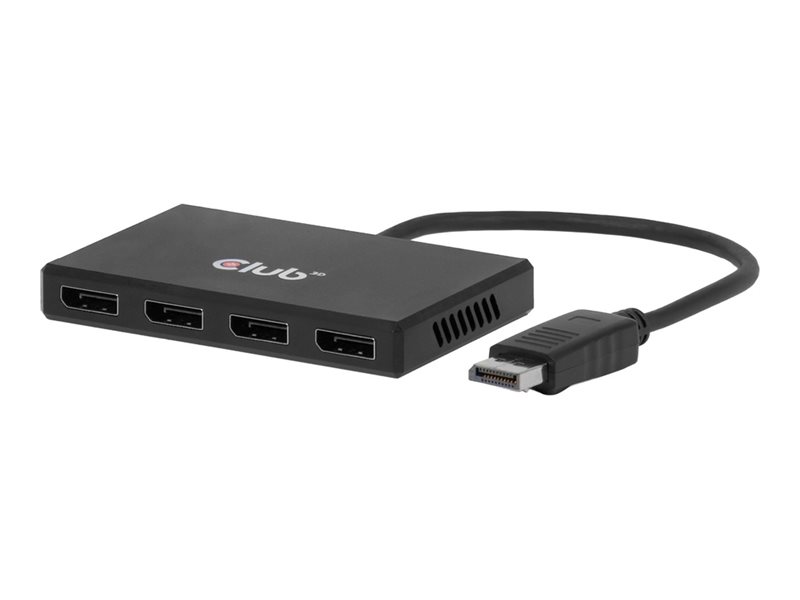 Club 3D CSV-7400 - DisplayPort-adapter - DisplayPort (hane) till DisplayPort (hona) - DisplayPort 1.4 - 5 V - 2.4 A - 22 cm