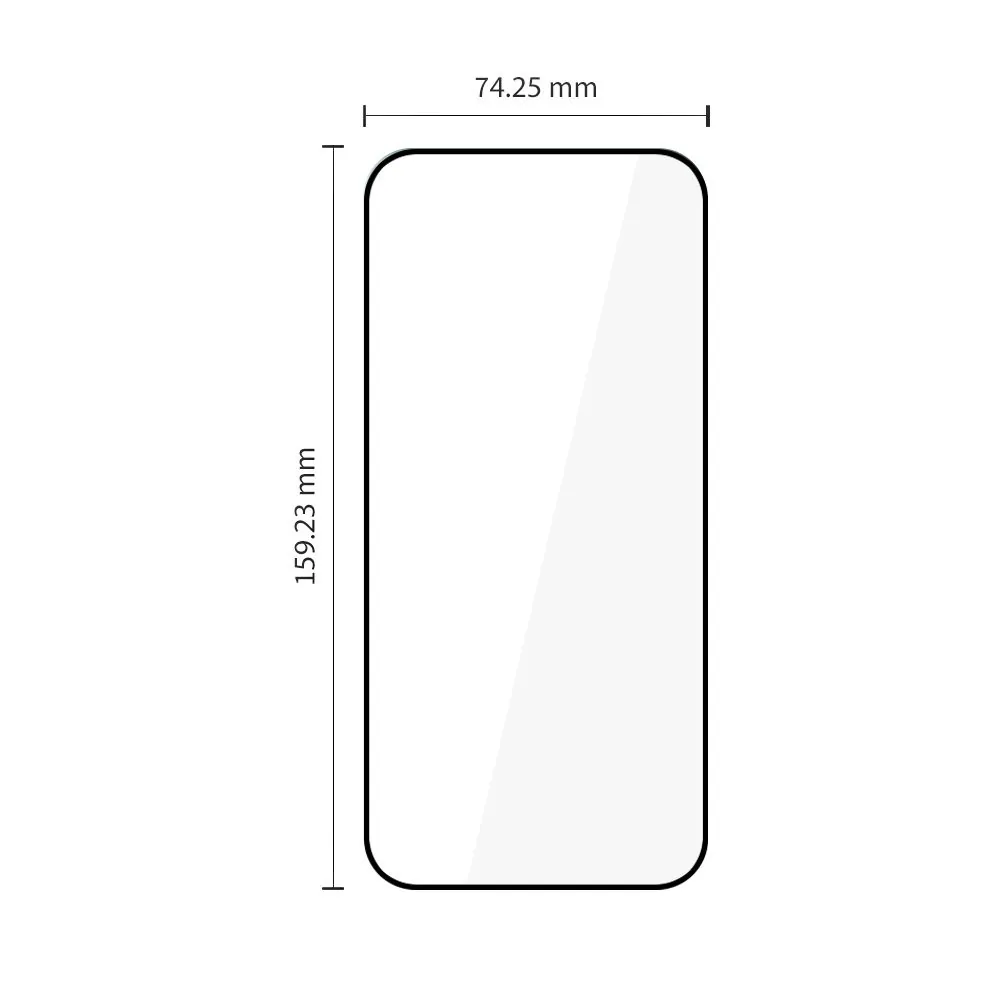 Tech-Protect Glass Fit+ 2-pack härdat glas till Xiaomi 17T Pro – Svart, bild 2