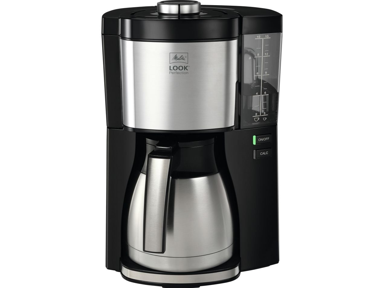 Melitta Look Therm Perfection - Kaffemaskin - 10 koppar - svart