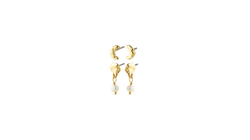 PILGRIM - ORYTH Earrings 2-in-1 Set - Gold-Plated - 7 mm / 15 mm, bild 3