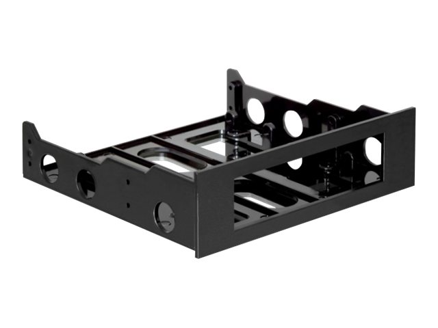 DeLOCK monteringsram för 3.5" enhet i 5.25" utrymme, svart