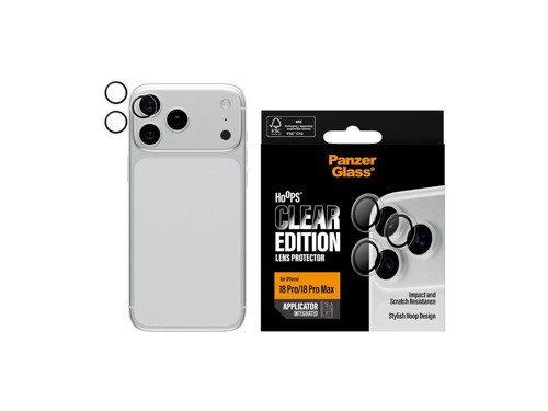 PanzerGlass iPhone 18 Pro Max/18 Pro Hoops kameralinsskydd, transparent, bild 2
