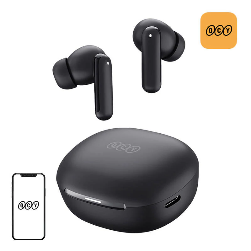 QCY MeloBuds HT16 TWS Earbuds - Black, bild 2