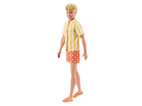 Barbie Fashionista Style Ken - Prickiga shorts och randig skjorta #252, bild 2