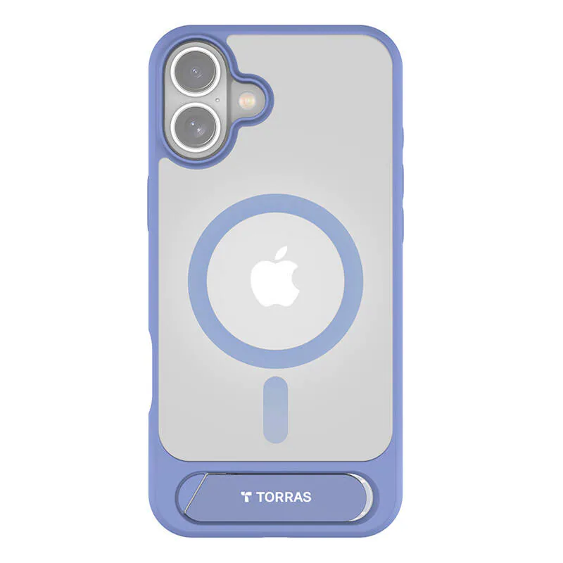 Torras Pstand Series-fodral för iPhone 16 (Blå)
