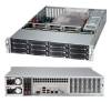 Supermicro CSE-826BAC12-R1K23LPB, 19" rack 2U, E-ATX, 12x3.5" SAS/SATA. 1200W nätagg