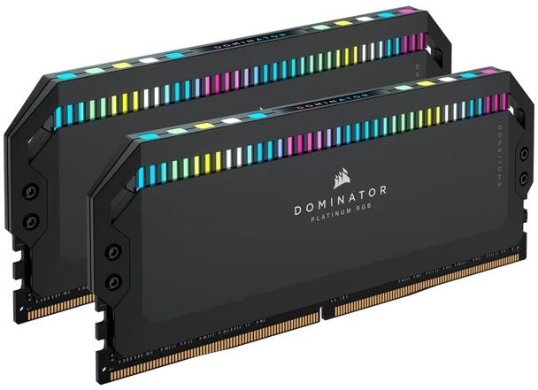 32 GB (2x16GB) DDR5-7200 Corsair Dominator Platinum RGB CL34, XMP - Svart, bild 3