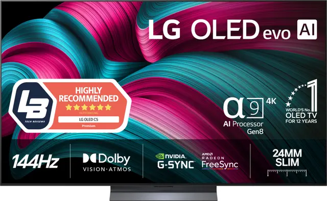 LG 55" OLED evo C5 4K TV 2025 OLED55C54LA