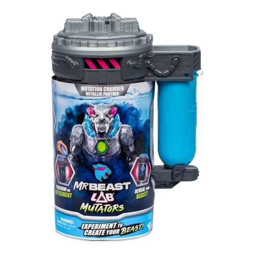 Mr. Beast LAB Mutator Action Figure - Metallic Panther