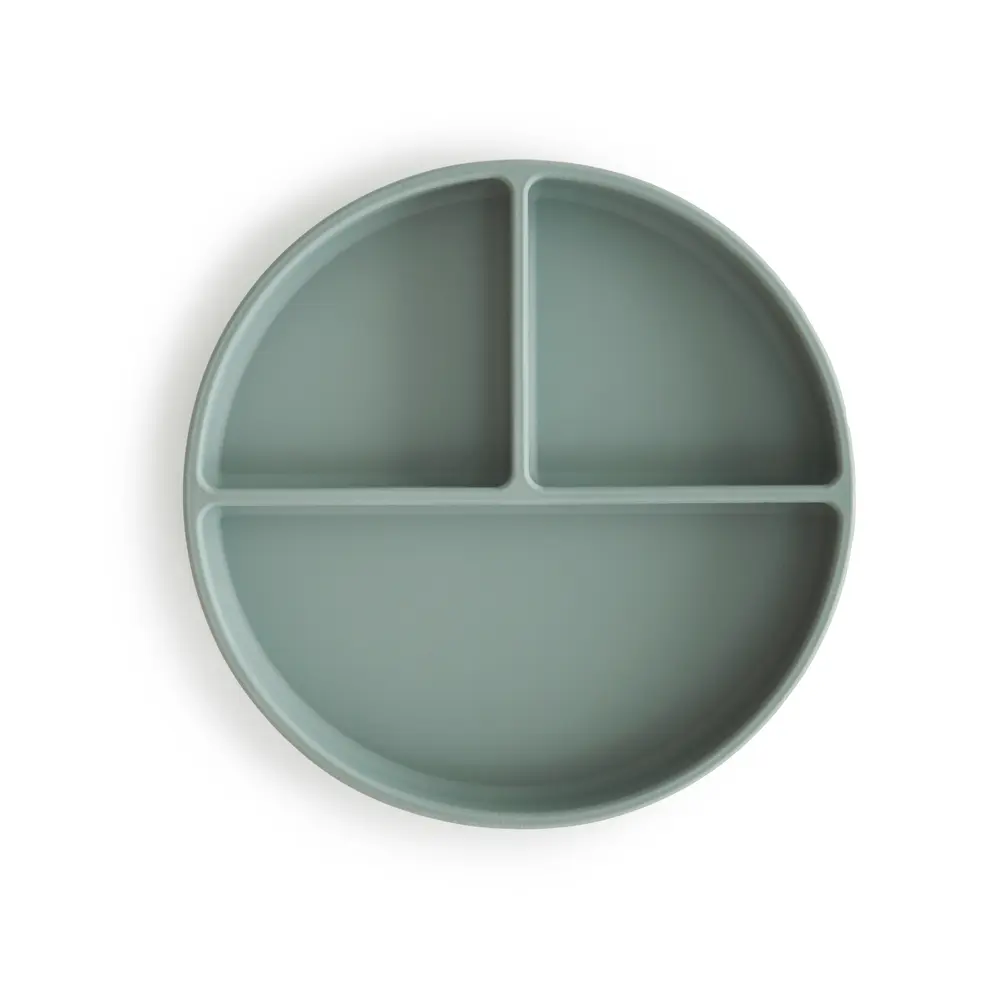 Mushie - Silicone Plate - Cambridge Blue - 18.5 cm