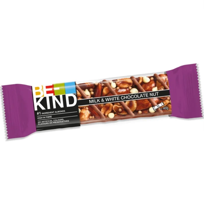 Be-Kind Milk & White Chocolate Nut 40 g