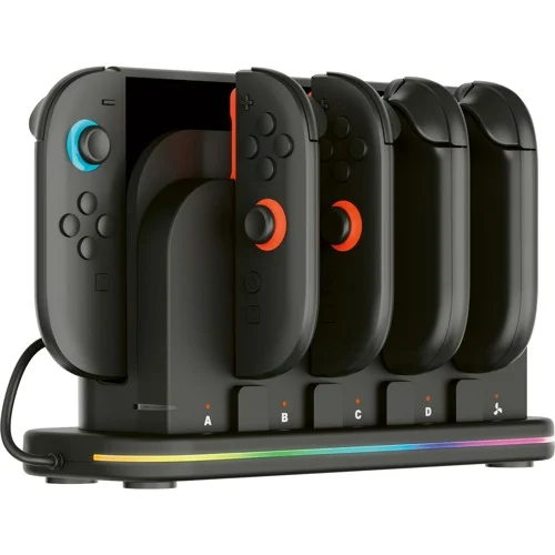 Nacon Switch 2 och laddningsstation för handkontroller