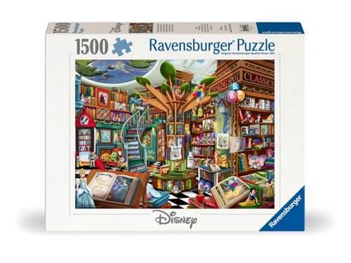 Ravensburger Pussel: Disney Bookstore of Wonders 1500 Bitar, bild 2