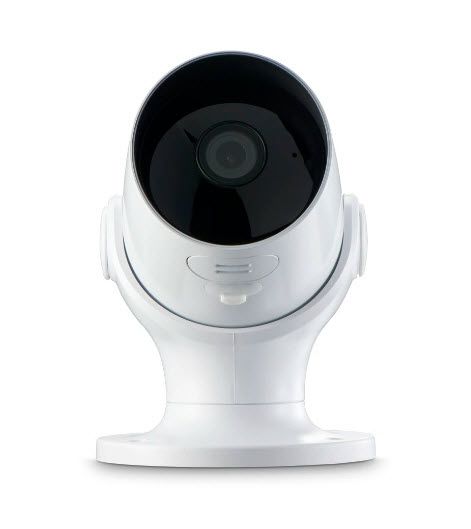 Hama 00176645, Utomhus, Trådlös, Amazon Alexa/Apple Siri/Google Home, 2400 MHz, Vit, Projektil (form)