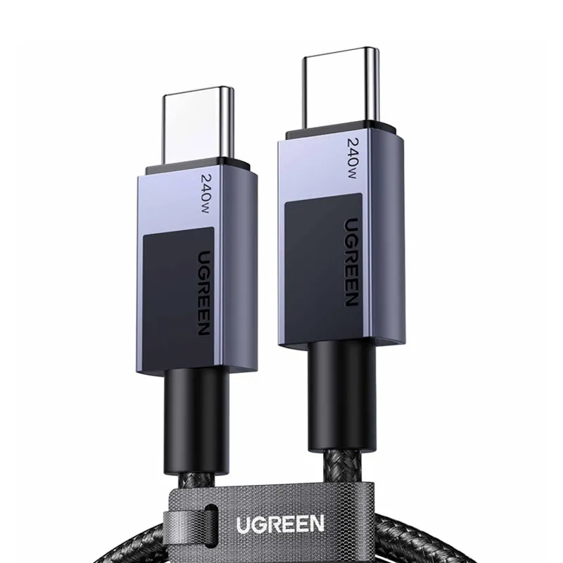 UGREEN Snabbladdning USB-C till USB-C PD 240W Kabel 1m - Space Gray