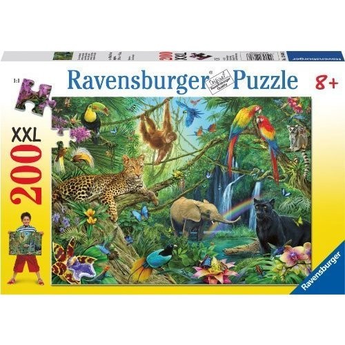 Ravensburger Pussel: Animals in the Jungle XXL 200 Bitar